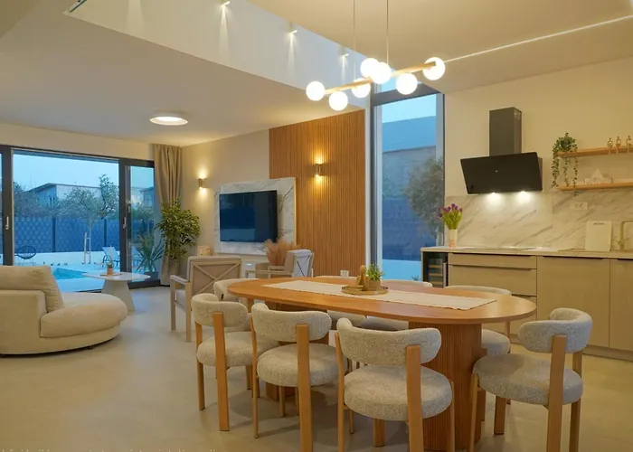 Βίλα New Blue Horizon With Heated Pool *
